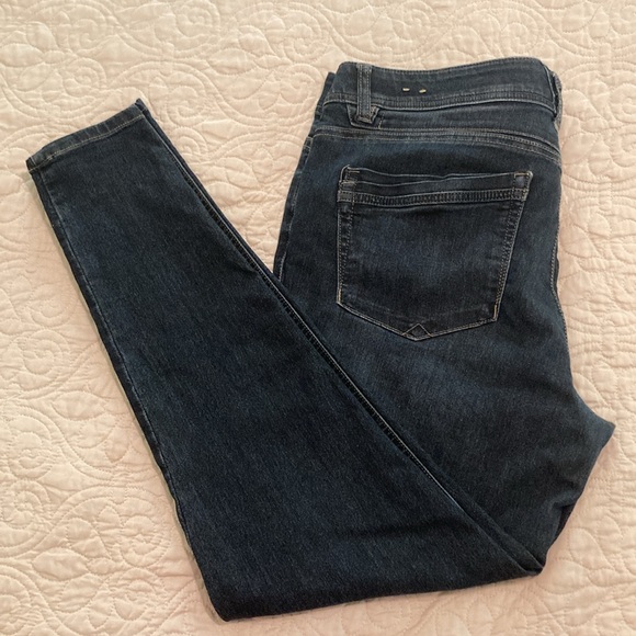Democracy Ab Solution Dark Denim Skinny Jeans Women’s Size 16 - Picture 2 of 15